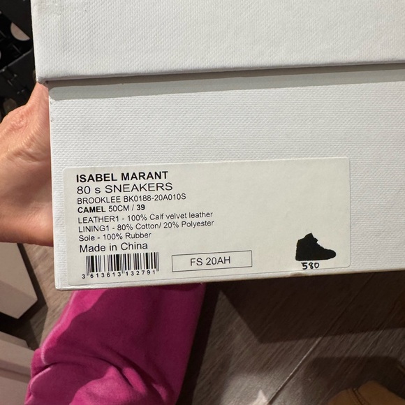 ISABEL MARANT
80 s SNEAKERS
BROOKLEE BK0188-20A010S
CAMEL - Picture 7 of 9